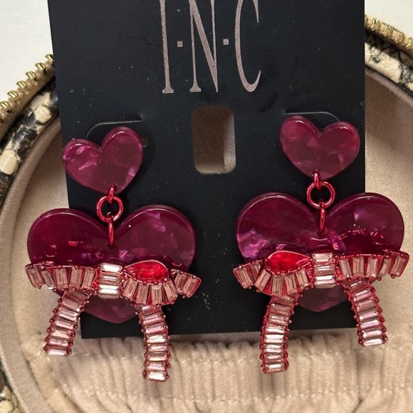 INC International Concepts Jewelry - FINAL PRICE DROP I.N.C. International Concepts Bow Heart Drop Earrings